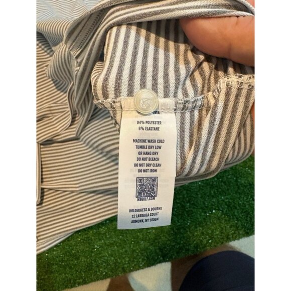 Cleveland Cavaliers polo mens XL white gray Holderness & Bourne lighweight NBA - Picture 4 of 13